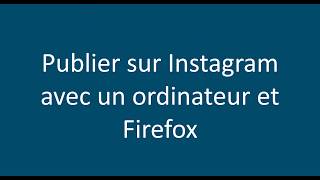 Tuto  Publier sur Instagram avec un ordinateur [upl. by Stochmal]