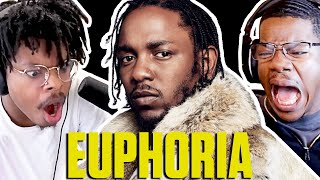 KENDRICK LAMAR EUPHORIA REACT COMPILATION [upl. by Schuler]