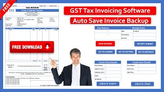 😀 GST Invoicing Software In Excel  fully automated GST invoice create In Excel  Auto Save Invoice [upl. by Attenrad]