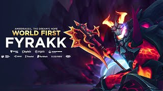 WORLD FIRST Echo vs Mythic Fyrakk  Echo x Race to World First Amirdrassil the Dreams Hope [upl. by Adlev]