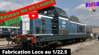 Fabrication Locomotive Bb 66400 Échelle G [upl. by Ahsyek33]