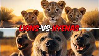 Lions Versus Hyenas The Ultimate Wildlife Rivalry [upl. by Nedia]