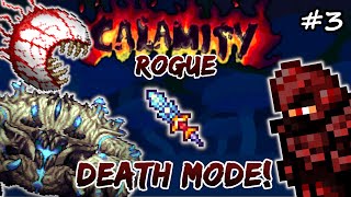 Crabulon amp Eye of Cthulhu in DEATH MODE Terraria Calamity Lets Play 3  Rogue Playthrough [upl. by Ynehpets]