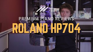 🎹Roland HP704 Digital Piano Review  PHA50 Keyboard Action 4 Speaker Audio System🎹 [upl. by Evin]