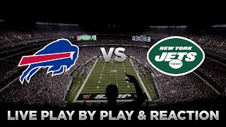 Bills vs Jets Live Play by Play amp Reaction [upl. by Flagler672]