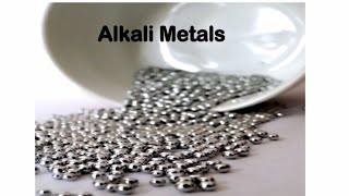 Characteristics of alkali metals [upl. by Scully]