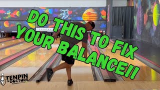 Fix your balance in bowling with these few tips [upl. by Annoel]