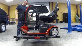 Bruno ASL250 Mobility Lift Install Outsider [upl. by Enelrak]