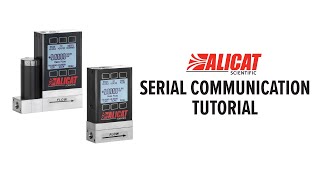 Alicat Mass Flow Instruments Tutorial  Serial Communication [upl. by Euridice]