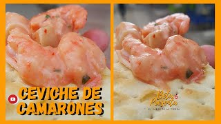 COMO HACER CEVICHE de CAMARON 🐟 CEVICHE de CAMARON COLOMBIANO [upl. by Goldina]