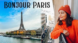 PARIS TRAVEL VLOG  Indian Girl Traveling Solo in Paris 🇫🇷 KikiInParis Ep 1 [upl. by Lleder]