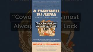 Cowardice is Almost Always Lack of —Ernest Hemingway dailyfamousquotes inspiring shorts [upl. by Ardehs]