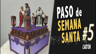 🖌🕯🧍Velas figuras pintar y COLOCAMOS LAS IMAGENES en el PASO de SEMANA SANTA en MINIATURA 05 🔚 [upl. by Leelah116]