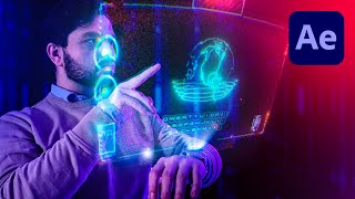 Scifi Watch Hologram in After Effects [upl. by Marchese685]