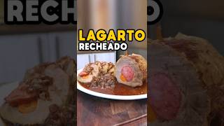 Receita de Lagarto Recheado  Tv Churrasco receitas [upl. by Sibel]