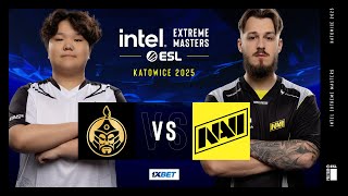 The MongolZ vs NAVI  IEM Katowice 2025  BO3  MN cast [upl. by Buerger]