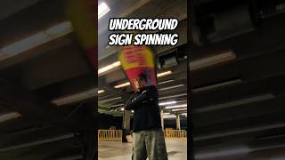 Uncut Gems Christian Altamirano Underground Sign Spinning [upl. by Horace]