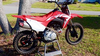 INSANE CRF110F PIT BIKE BUILD  Start to Finish [upl. by Merkley873]