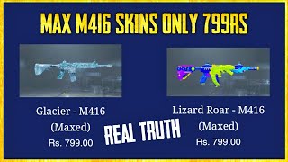 Pubg Mobile Maxed Glacier M416 Skin Only 799rs Real Truth Kumari Gamer [upl. by Pare998]