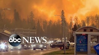 FORT MCMURRAY Helicopter flyover shows scale of fire destruction [upl. by De281]