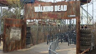 The Walking Dead The Ride Review  THORPE PARK [upl. by Oirom411]