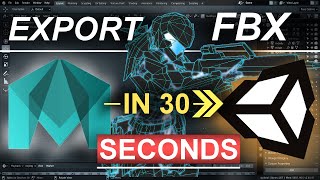 Export FBXs From Maya To Unity 3D In 30 Seconds [upl. by Mitch]