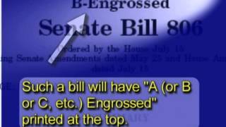 Legislative Process FAQs Engrossed Bill [upl. by Sigismondo]