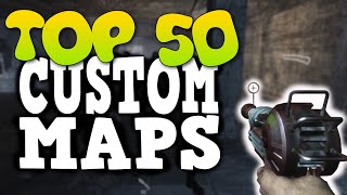 Top 50 WAW Custom Zombies Maps  2021 [upl. by Vanzant117]