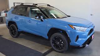 2023 Toyota RAV4 Hybrid XSE in Cavalry Blue [upl. by Dove843]