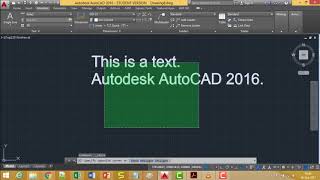 AutoCAD  Creating text style [upl. by Rosenkrantz]