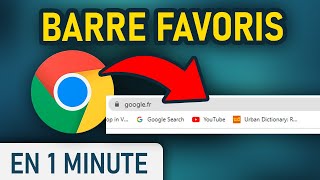 Afficher la barre de favoris sur Chrome [upl. by Ahsat]