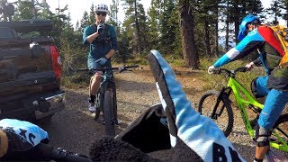 SHUTTLING THE LOST SIERRA  Mountain Biking Mills Peak in Graeagle California [upl. by Nairret795]