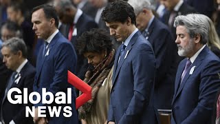 Polytechnique Canadian MPs reflect on anniversary of Montreal massacre [upl. by Jamima]