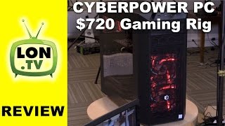 CYBERPOWERPC Gamer Xtreme VR GXiVR8020A2 720 Gaming PC Review [upl. by Radley76]