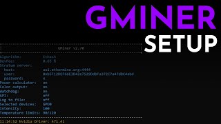 How To Setup Mining with GMiner 270 [upl. by Mandych]