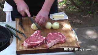 How to grill Rib Steaks amp Beef Sauce  Recipe [upl. by Aniraad]