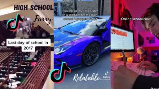 HIGH SCHOOL Tik Tok compilation 2021 [upl. by Albie]