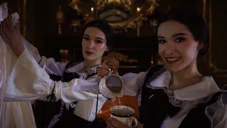 ASMR  Twin Maids Prepare You For Sleep Roleplay [upl. by Aerdnak]