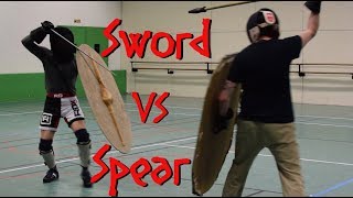 Celt Training Sword amp Shield VS Spear amp Shield  Paris  Le Chapitre des Armes HEMA [upl. by Dougal]