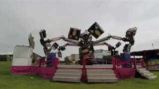 Orbiter  Robert Chipperfields off ride  Eastbourne Funfair 2018 [upl. by Sima]