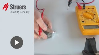 Lectropol5 Electrolytic metallographic preparation of small and irregular metal samples [upl. by Lainey]