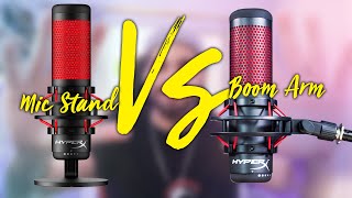 Boom Arm Vs Mic Stand  Should You Get A Boom Arm For Your Microphone [upl. by Enial]