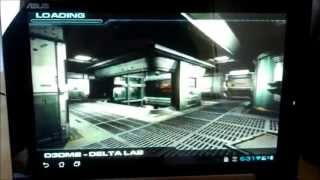 Doom 3 Android Port  Network amp Campaign Gameplay on Android Tablet [upl. by Rosenstein]