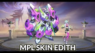 Upcoming New MPL Skin 2025 Edith Revealed  MLBB [upl. by Diamond]