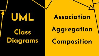 UML Class and Object Diagrams  Association vs Aggregation vs Composition  Geekific [upl. by Zildjian]