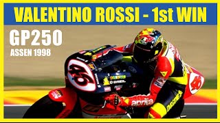 Kemenangan Pertama Valentino Rossi GP 250 Assen 1998 [upl. by Markson376]