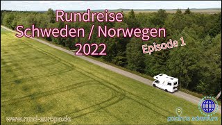 Wohnmobil Rundreise Schweden  Norwegen 2022 Teil 1 Anfahrt Malmö  Store Mosse Nationalpark [upl. by Agretha773]