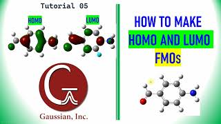 How to make HOMO and LUMO Molecular Orbitals using GaussView [upl. by Sicular609]