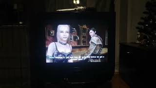 The Gun on Sony PS2  CRT TV 5 Minutes of gameplay [upl. by Arinayed]