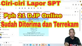 Cara Cek Keberhasilan Lapor SPT Tahunan PPh Perorangan  cara cek spt tahunan sudah lapor atau belum [upl. by Eitnom596]